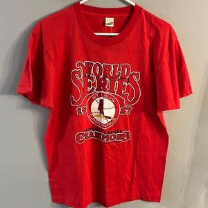 Vintage 1987 St Louis Cardinals World Series Shirt